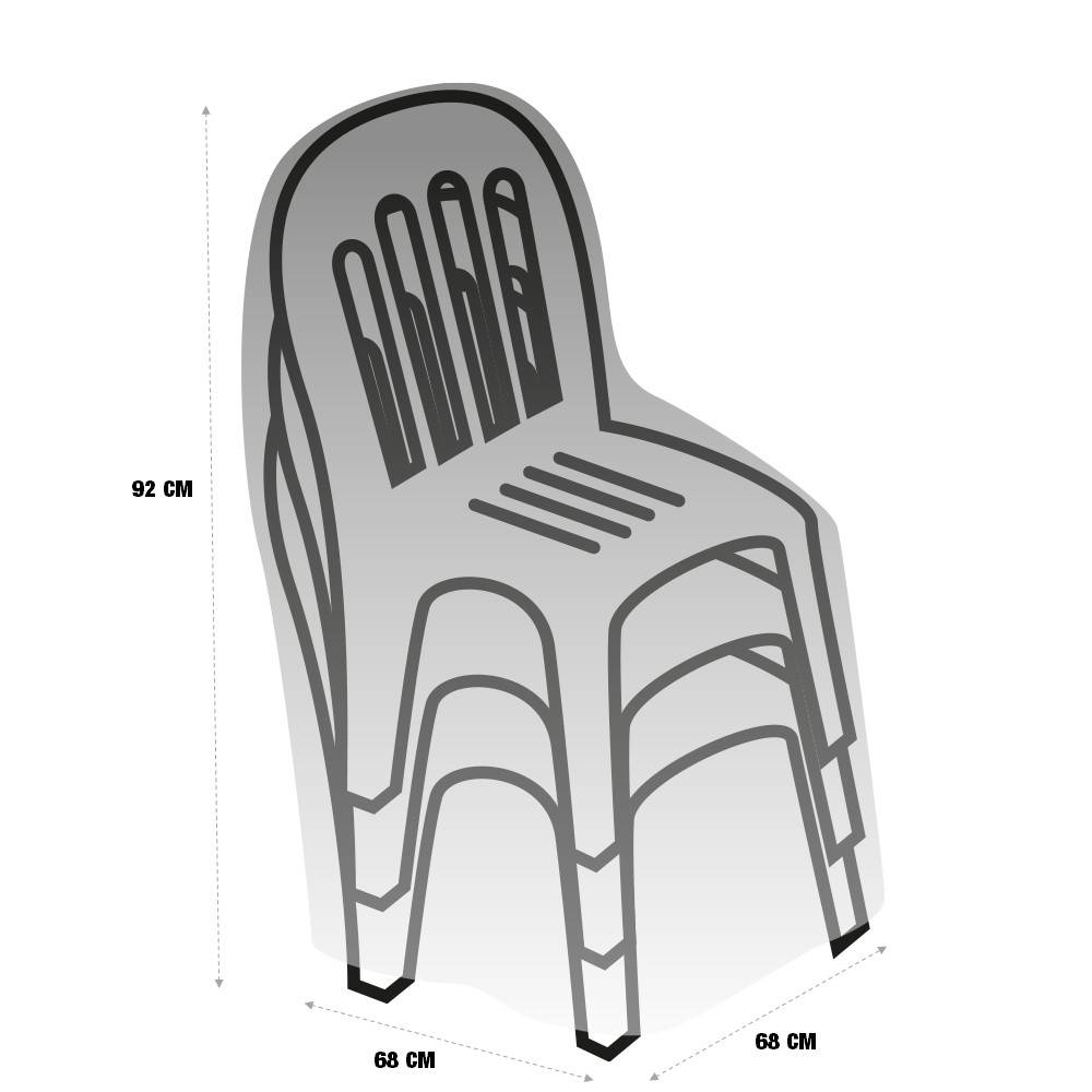 Terre Jardin - Housse de protection PVC chaise de jardin - extérieur - Imagen 4