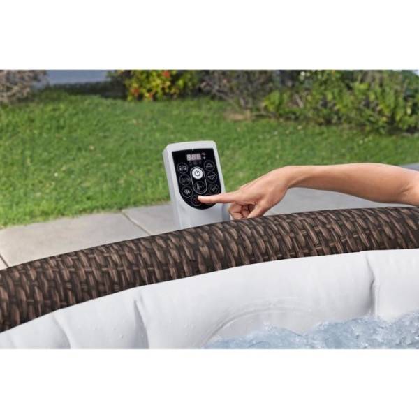 Bestway - Spa gonflable BESTWAY - Lay-Z-Spa Bali - 180 airjets - 216 x 71 cm - 5 a 7 places - Rond (couverture, cartouche, diffuseur) - Image 5