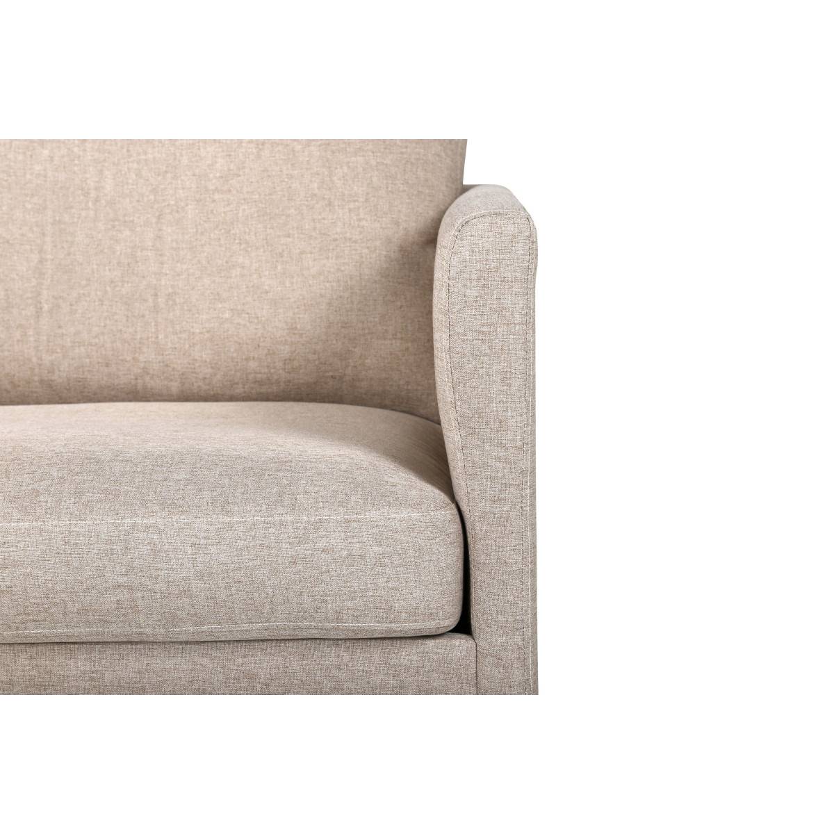 Paris Prix - Fauteuil en Tissu "Zoom" 95cm Beige - Image 8