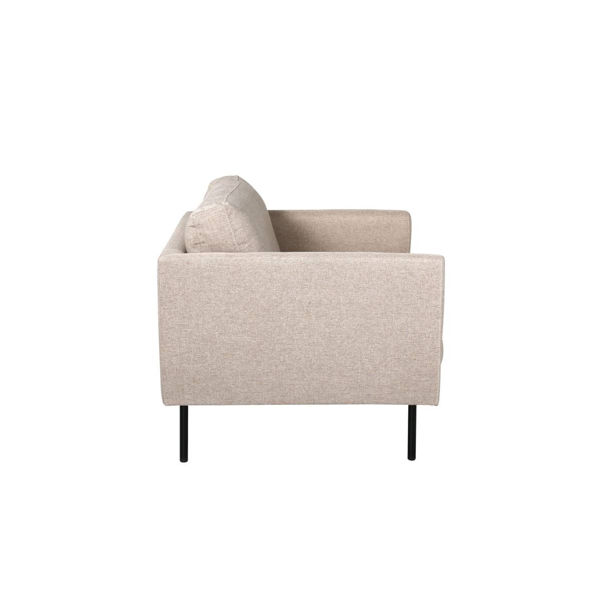 Paris Prix - Fauteuil en Tissu "Zoom" 95cm Beige - Image 3
