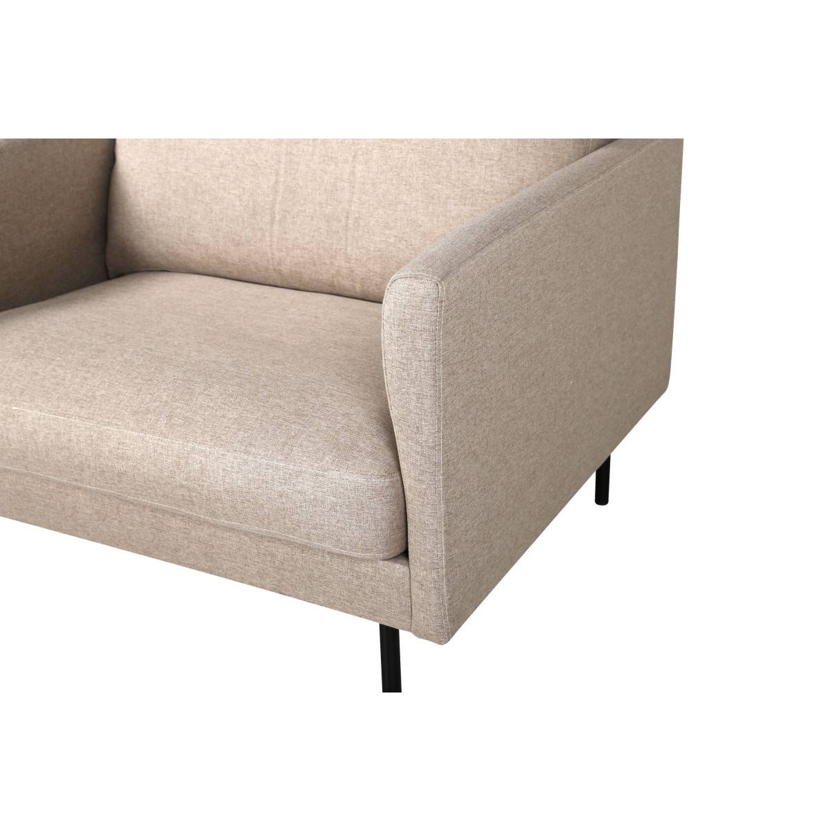 Paris Prix - Fauteuil en Tissu "Zoom" 95cm Beige - Image 9