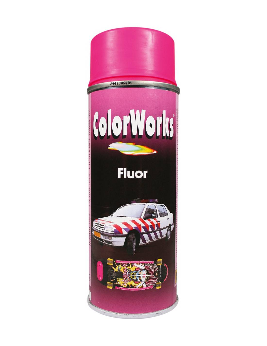 Peinture Aérosol Fluo Rose Finition Rose Fluo Intense Et Lumineuse - Colorworks
