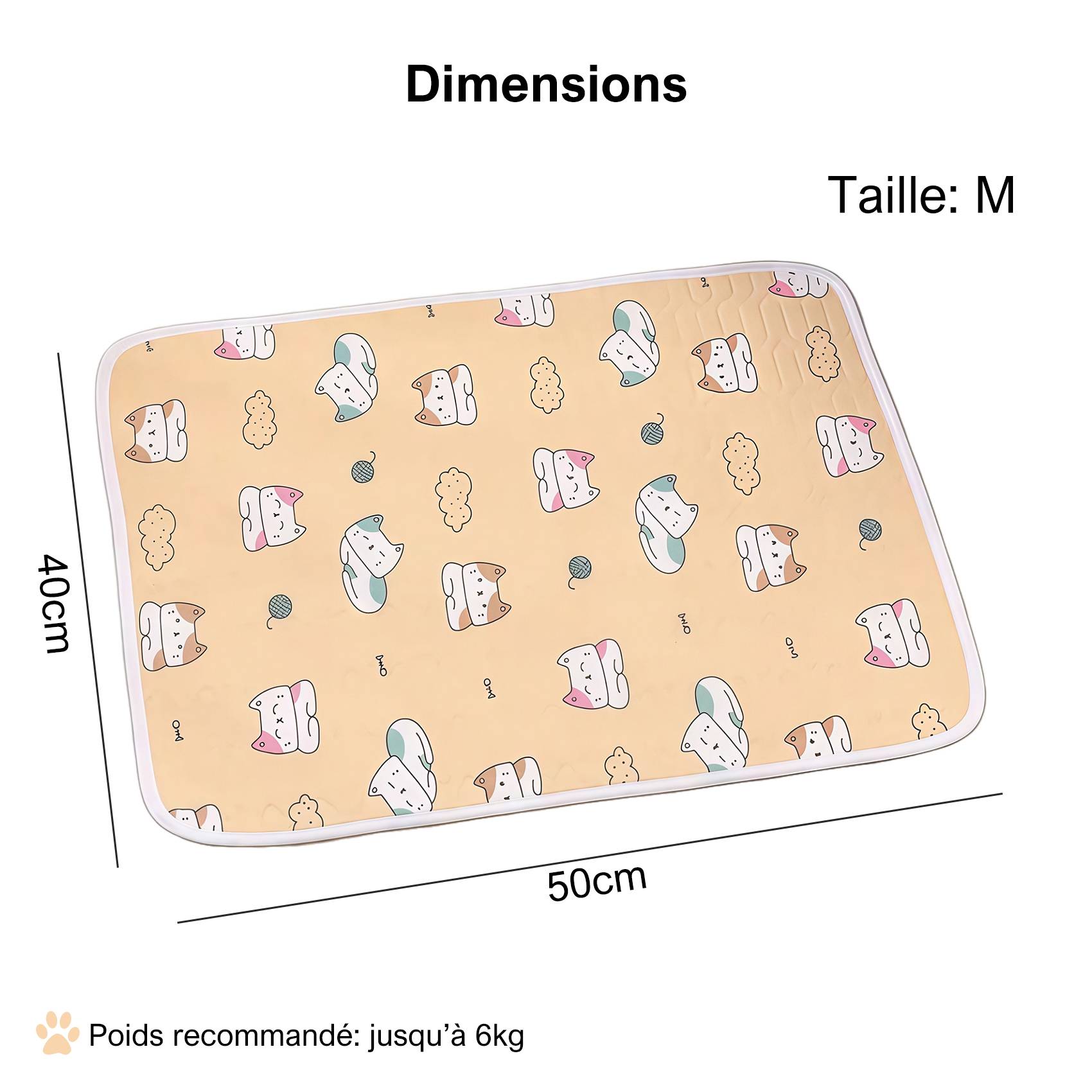 DtopbuyAge - Tapis rafraîchissant pour Chiens et Chats Imperméable - Image 6