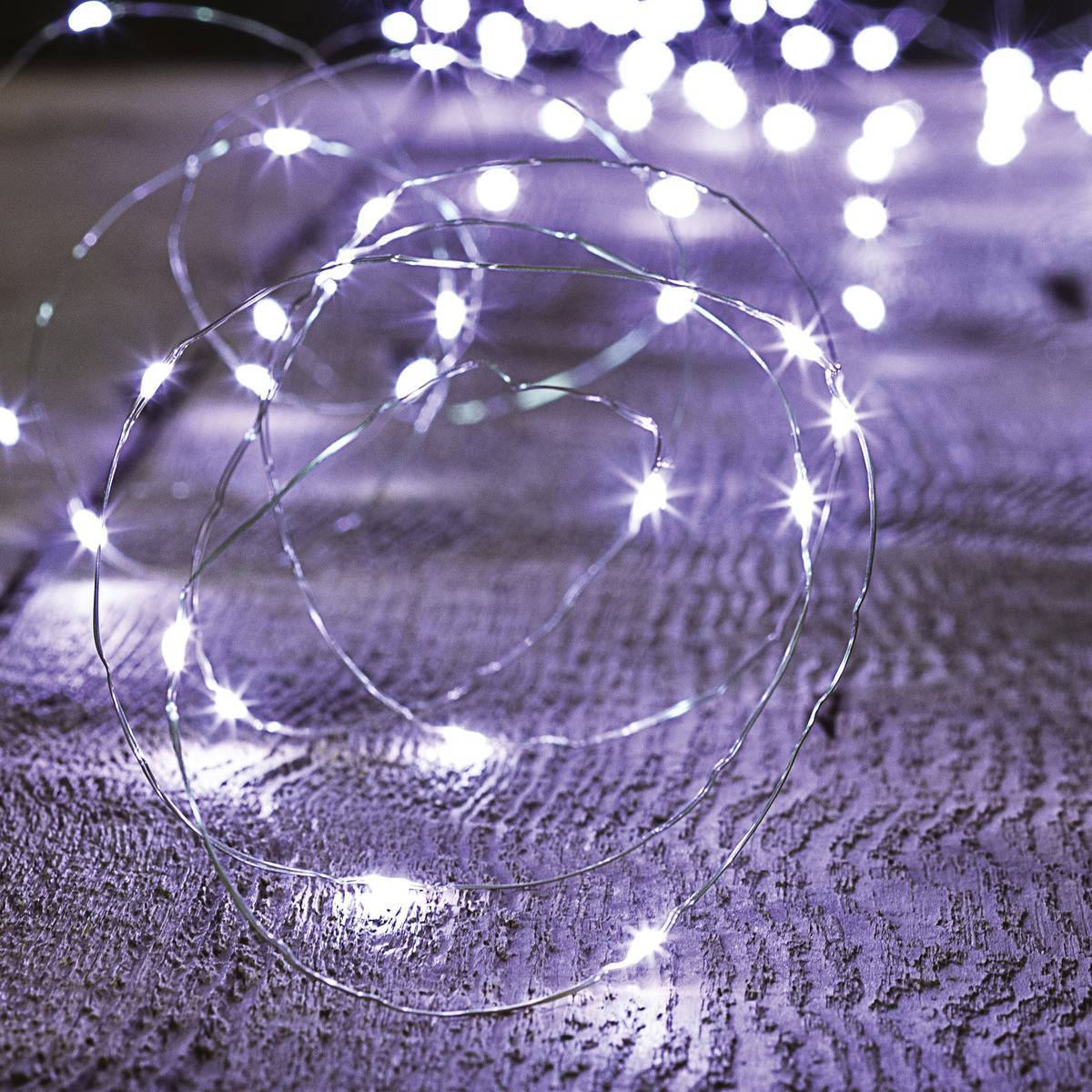 Feeric Christmas - Guirlande lumineuse copper 200 LED 20m extérieur blanc froid - Feeric Lights & Christmas - Imagen 1