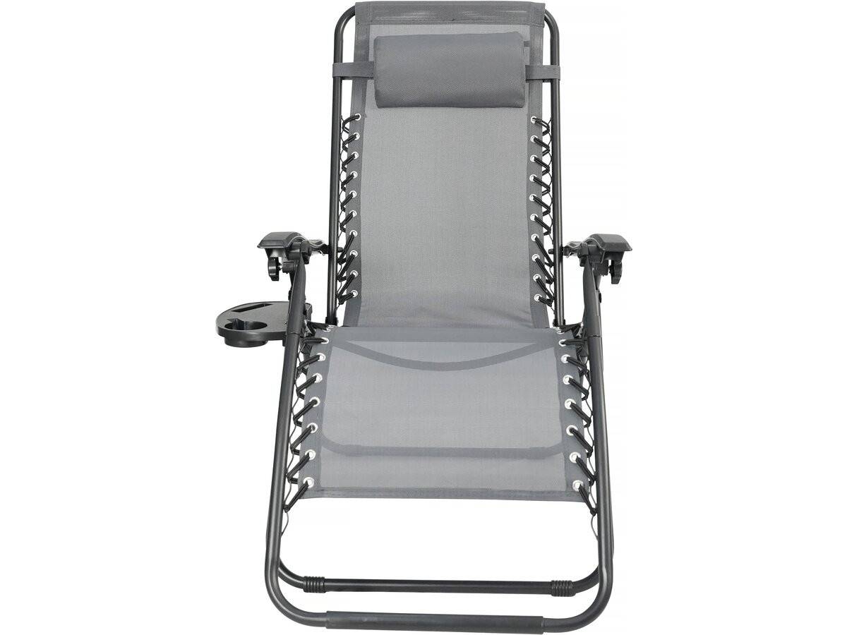 Habitat Et Jardin - Fauteuil De Jardin Relax Zéro Gravité "sintra" - Gris -habitat Et Jardin - Image 4