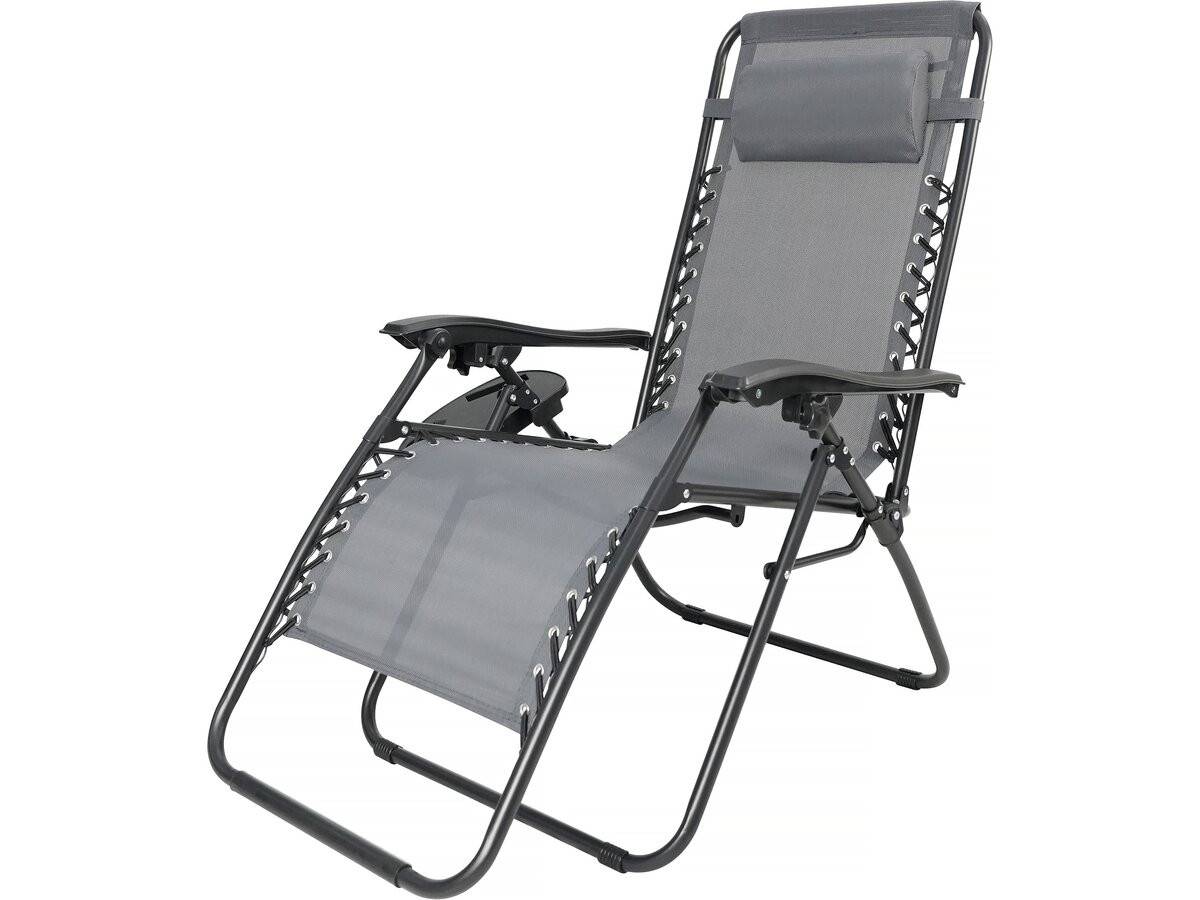 Habitat Et Jardin - Fauteuil De Jardin Relax Zéro Gravité "sintra" - Gris -habitat Et Jardin
