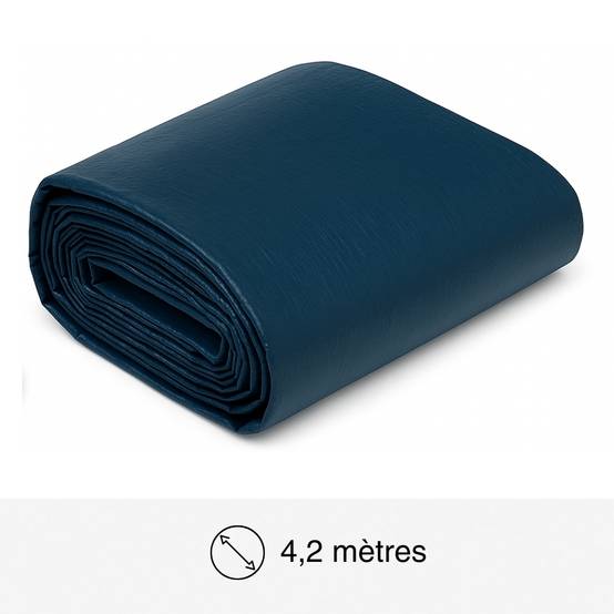 Terre Jardin - Bâche piscine ronde Pour piscine 3.60 m Bleu - Imagen 2