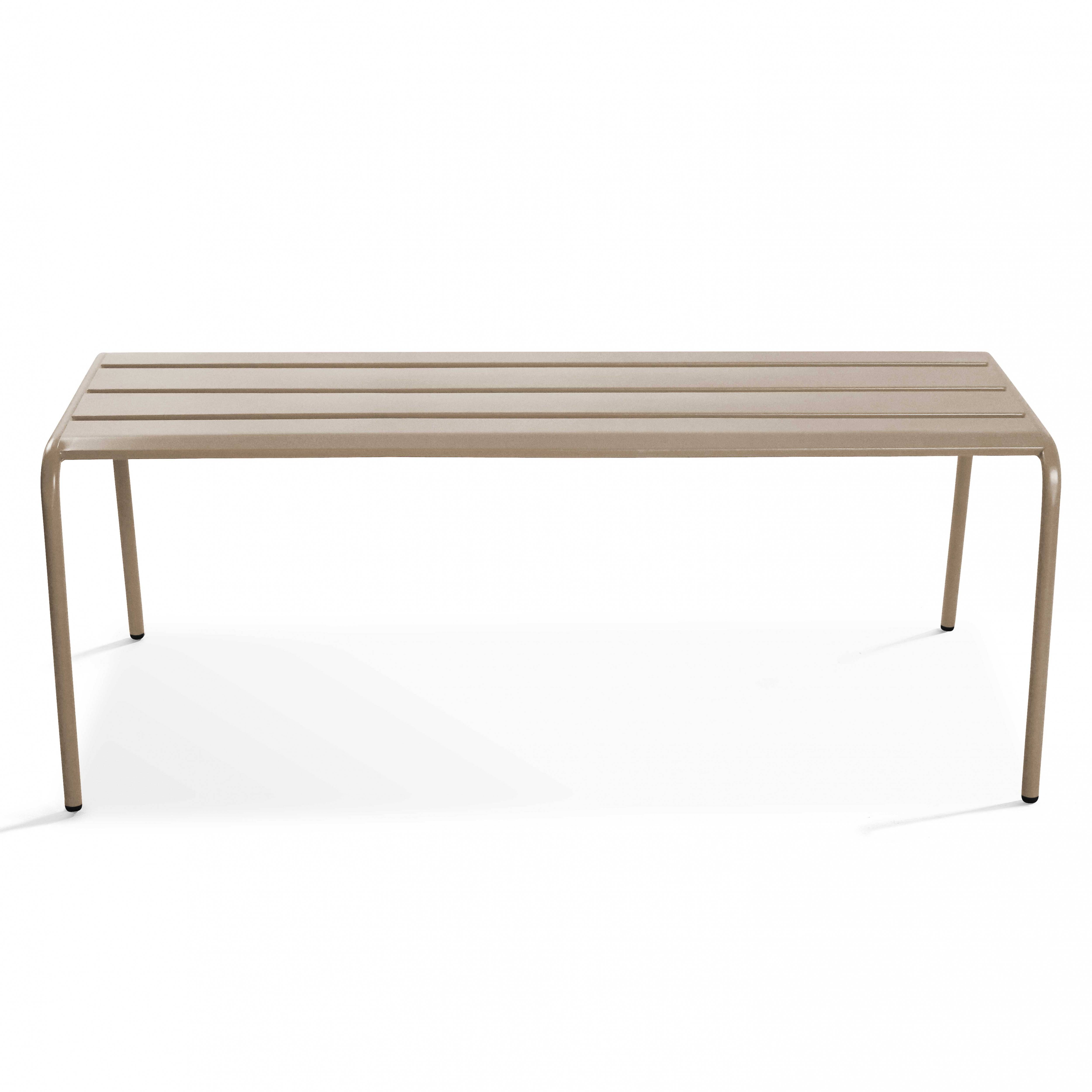 Oviala - Banc d'intérieur en métal taupe Palavas - Oviala - Image 5