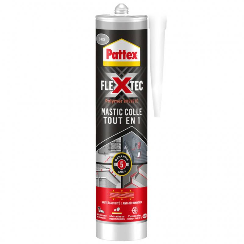 Pattex - Colle mastic Tout en 1 Flextec PATTEX - Teinte: Noir - Image 2
