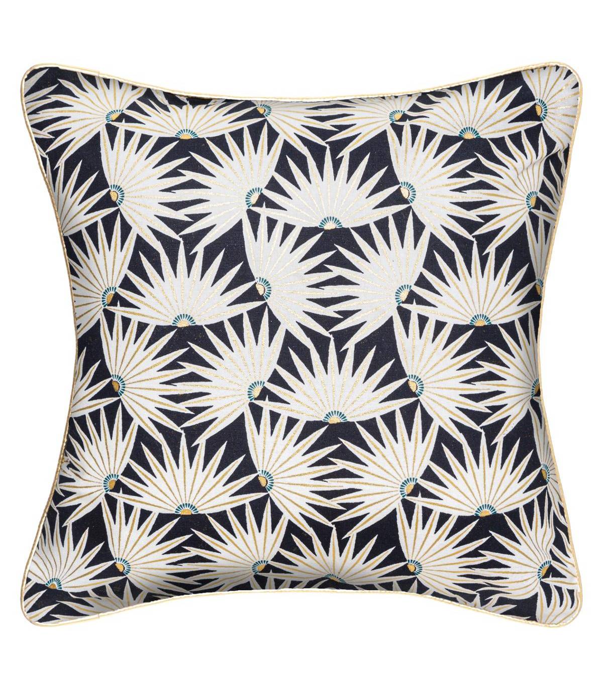 Coussin déhoussable en Coton imprimé Feel 40 x 40 cm - Imagen 1
