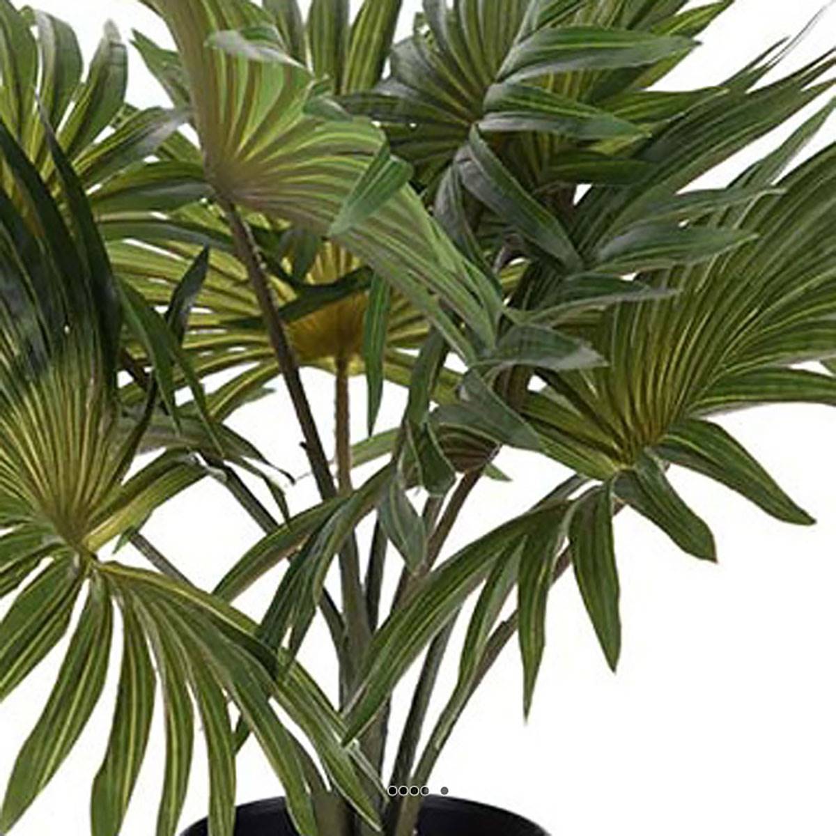 Artificielles - Palmier artificiel en pot 10 grandes feuilles H 35 cm - Imagen 3