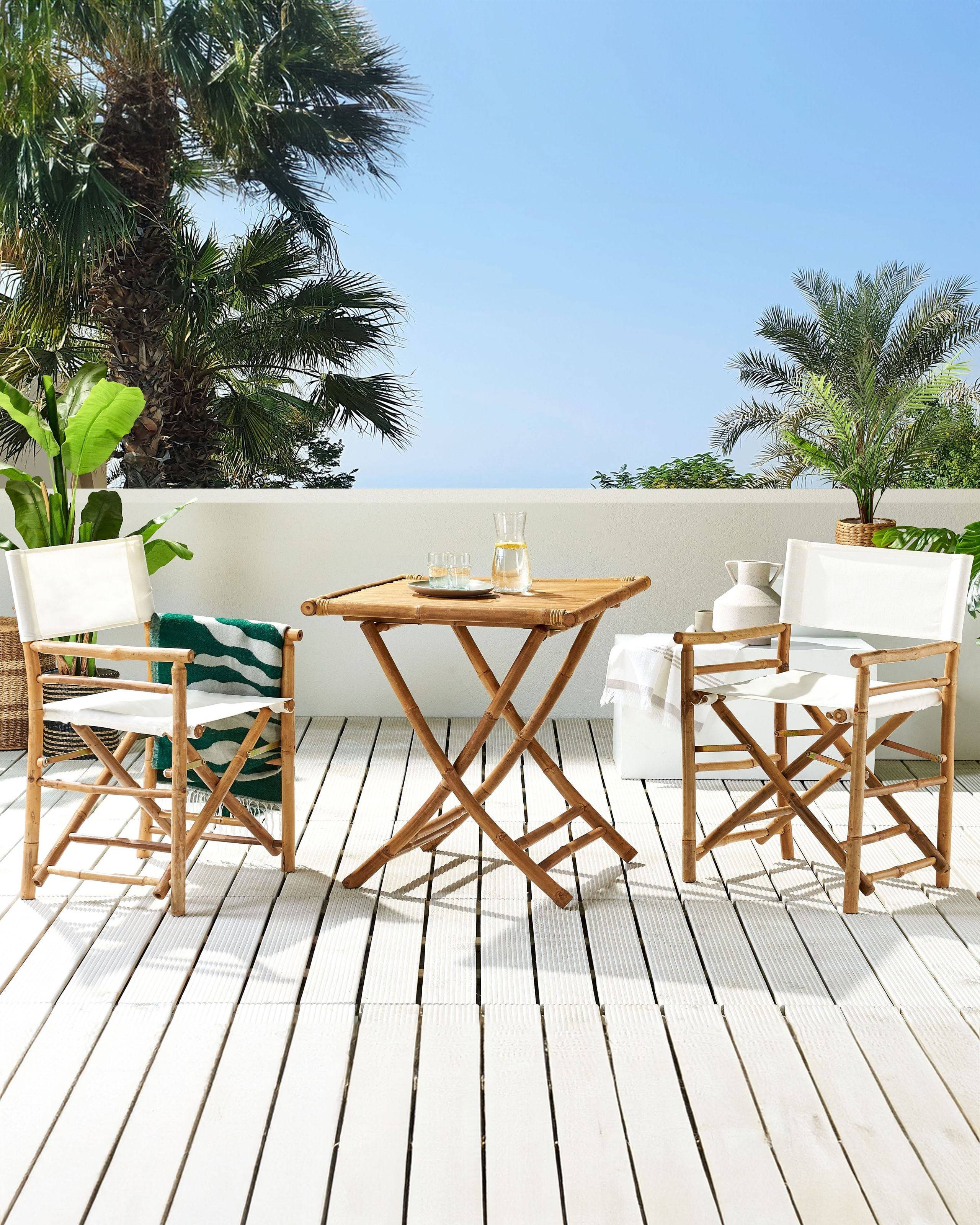 Beliani - Chaise de jardin Bambou Marron MOLISE - Beliani - Imagen 1