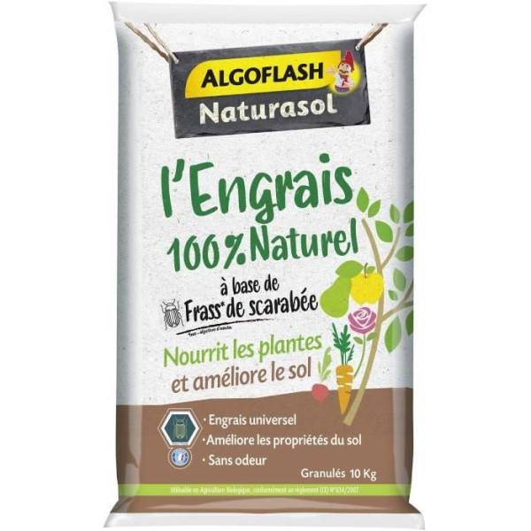 Algoflash Naturasol - Engrais 100% Naturel Complet A Base De Fass De Scarabée - Algoflash Naturasol - 10 Kg - Imagen 2