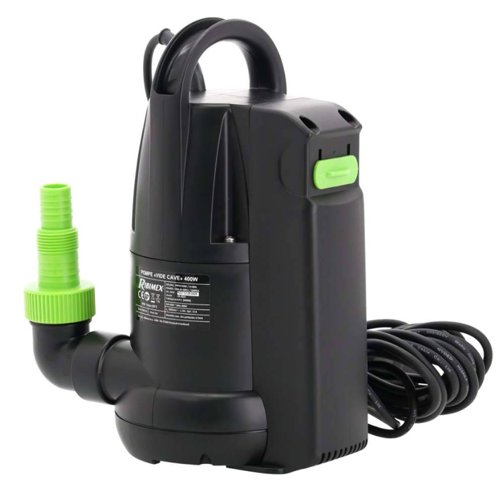 Ribimex - Pompe vide cave 400 W (Eaux Claires) - Imagen 3