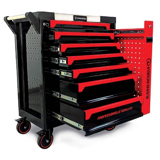 Servante d'atelier complète Barracuda Tools CUDA Max XXL 8 tiroirs 6 outillés, 4 roues, 2 freins, Chariot MECANICIEN, GARAGISTE - Image 5