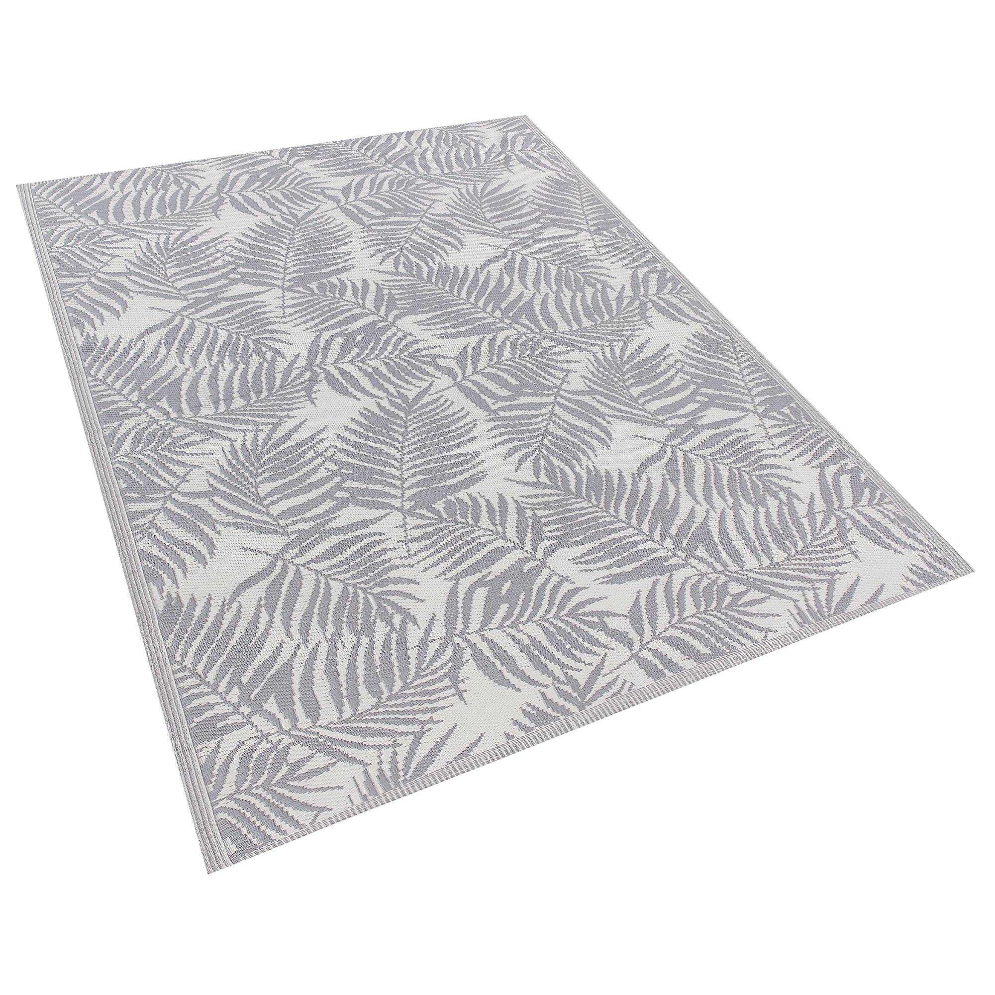 Beliani - Tapis d'extérieur Polypropylène Gris clair KOTA - Beliani - Imagen 3