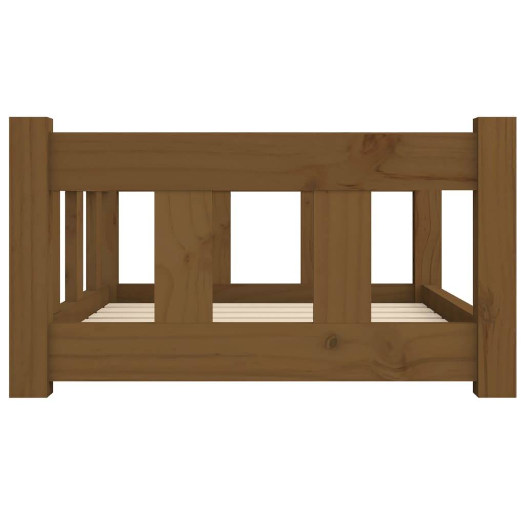 Vidaxl - Lit pour chien Marron miel 65,5x50,5x28 cm Bois de pin solide vidaXL 820190 - Imagen 6