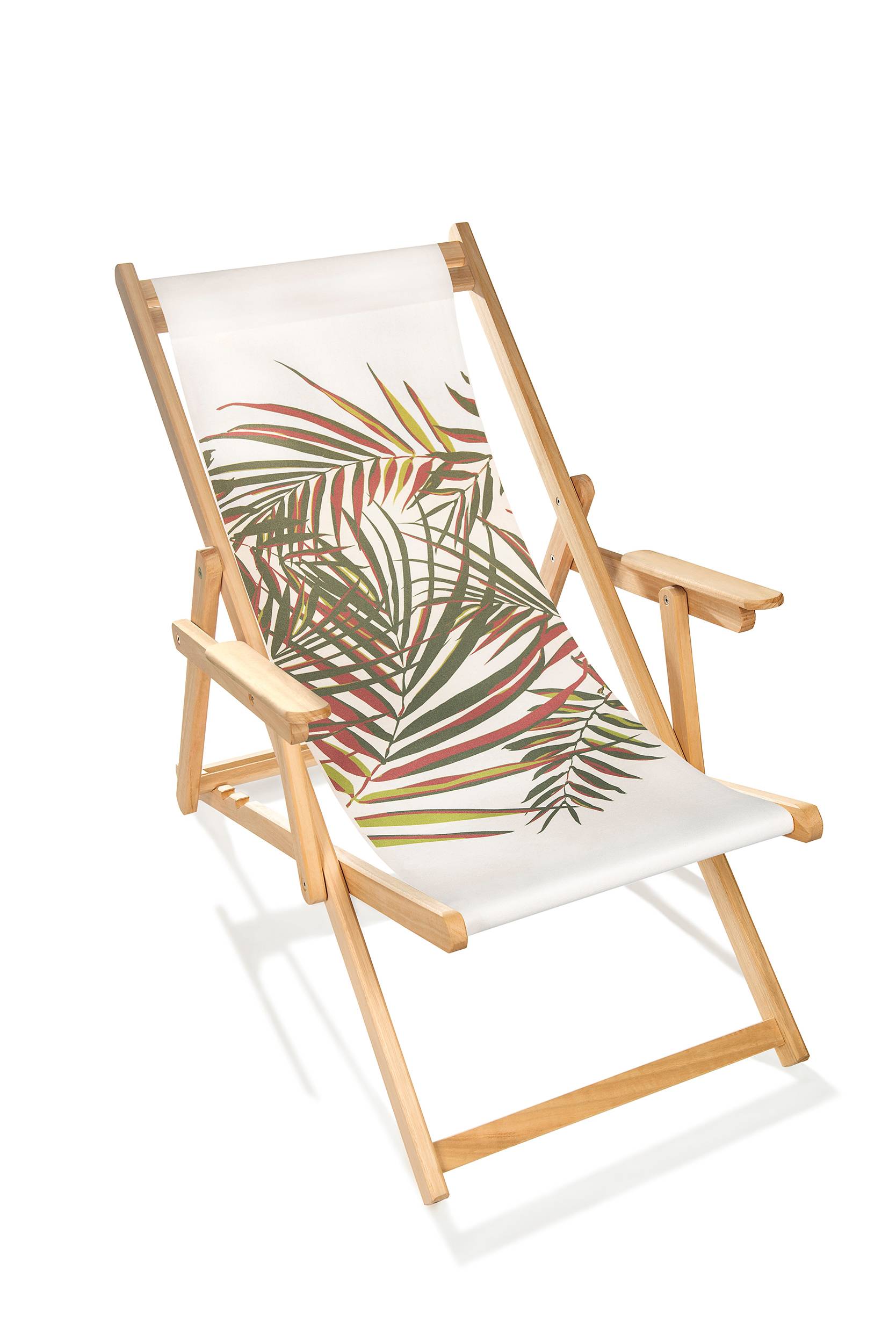 Chilienne LONA en bois et toile coton avec motif jungle - CITY GARDEN - Image 4