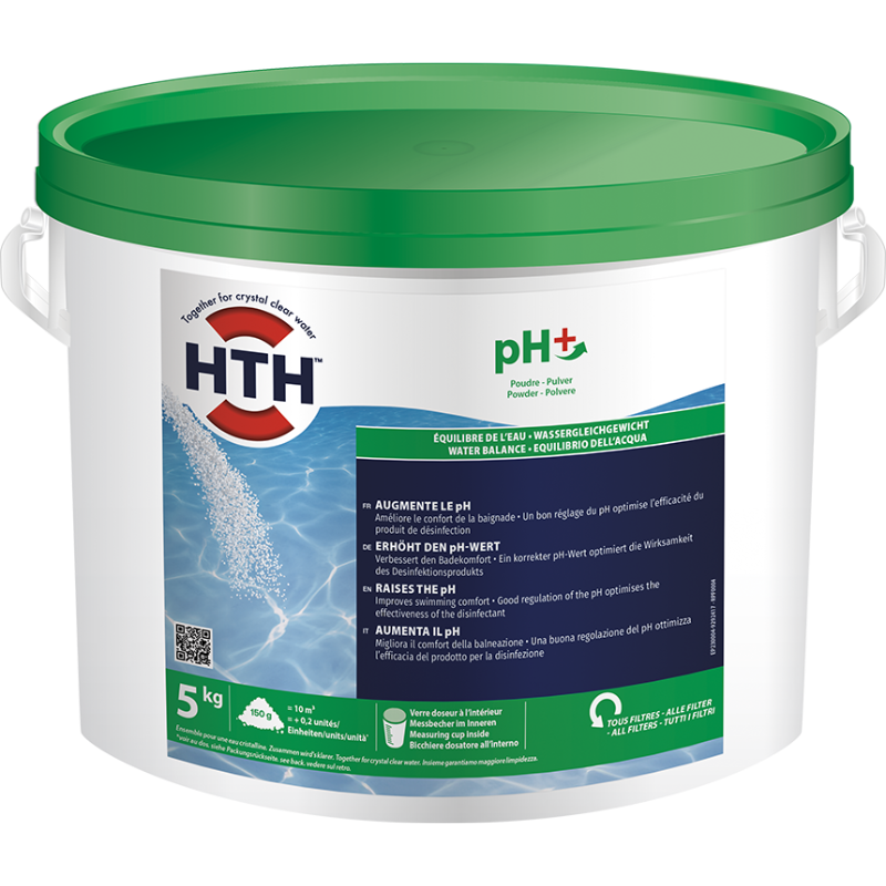 Correcteur de pH hth® pH PLUS poudre - 5 kg - 5 kg - Imagen 1