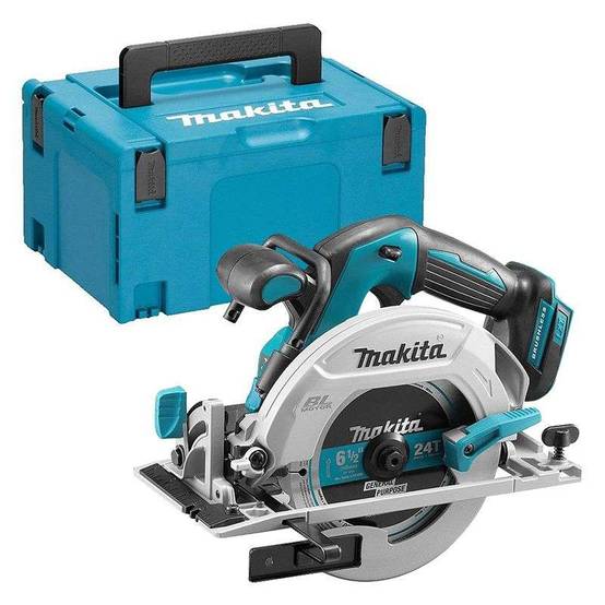 Scie circulaire 18V Ø165 mm - MAKITA - Sans batterie, ni chargeur - MakPac - DHS680ZJ - Image 1