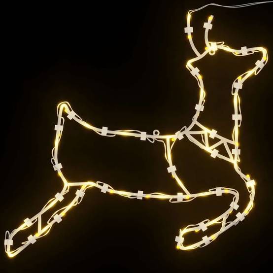 Décoration Lumineuse Noël Renne Lumineux Noël - 50 LED - Décoration Intérieur Et Extérieur - 87 Cm Hauteur - Étanche Ornement Lumineux Décoration Lumineuse Noël Renne Lumineux Noël - 50 LED - Décoration Intérieur Et Extérieur - 87 Cm Hauteur - Étanche Ornement Lumineux