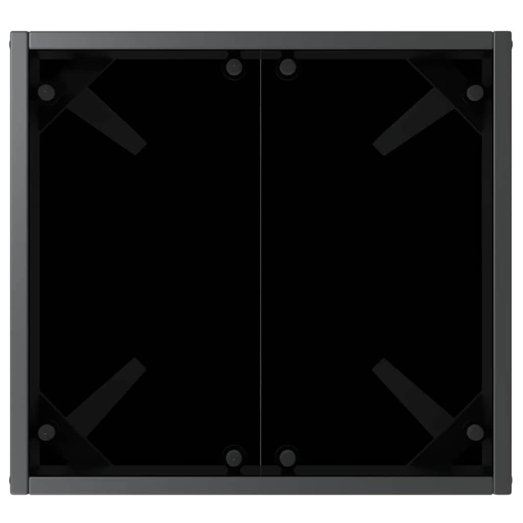 PANGIVO - Transat polyrotin Noir et Marron 197 x 70 x 82 cm avec Table 40 x 40 x 40,5 cm - PANGIVO - Image 7