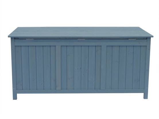 Habitat Et Jardin - Coffre De Jardin En Bois "macao" - 130 X 64 X 60 Cm - Bleu Ciel -habitat Et Jardin - Image 3