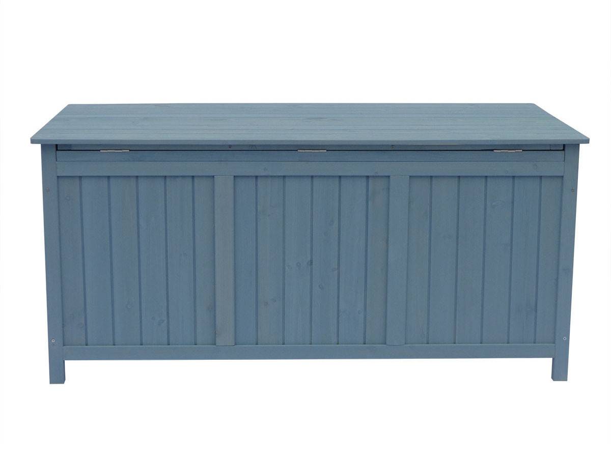 Habitat Et Jardin - Coffre De Jardin En Bois "macao" - 130 X 64 X 60 Cm - Bleu Ciel -habitat Et Jardin - Imagen 3