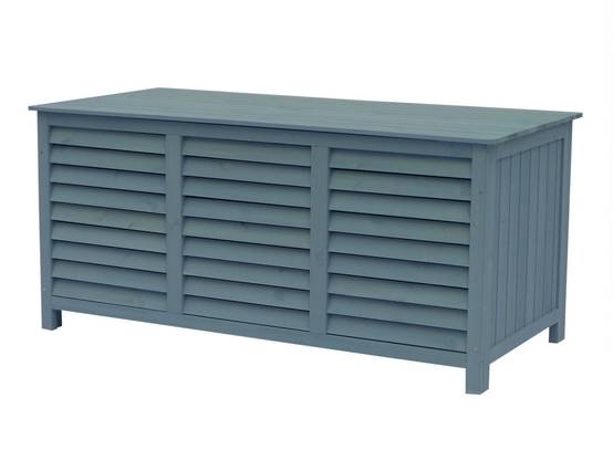 Habitat Et Jardin - Coffre De Jardin En Bois "macao" - 130 X 64 X 60 Cm - Bleu Ciel -habitat Et Jardin - Image 1