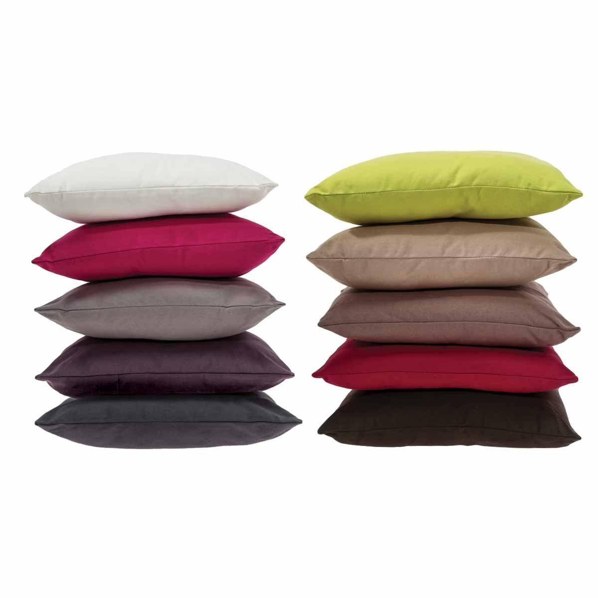 Atmosphera - Coussin déhoussable coton gris taupe 38x38cm - Atmosphera Créateur d'intérieur - Imagen 6