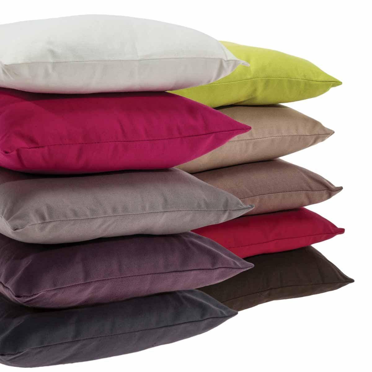 Atmosphera - Coussin déhoussable coton gris taupe 38x38cm - Atmosphera Créateur d'intérieur - Imagen 5