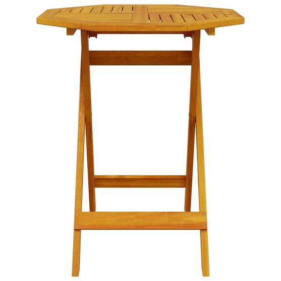 Table de Jardin Pliable Ronde Ø70cm en Acacia Massif Huilé, Pratique et Robuste pour 2 Personnes – ComfortXL Outdoor Living - Image 4