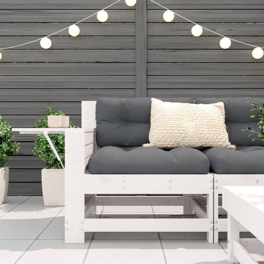 Prolenta Premium - Banc de jardin Blanc 62 X 69 cm - Prolenta Premium - Image 3