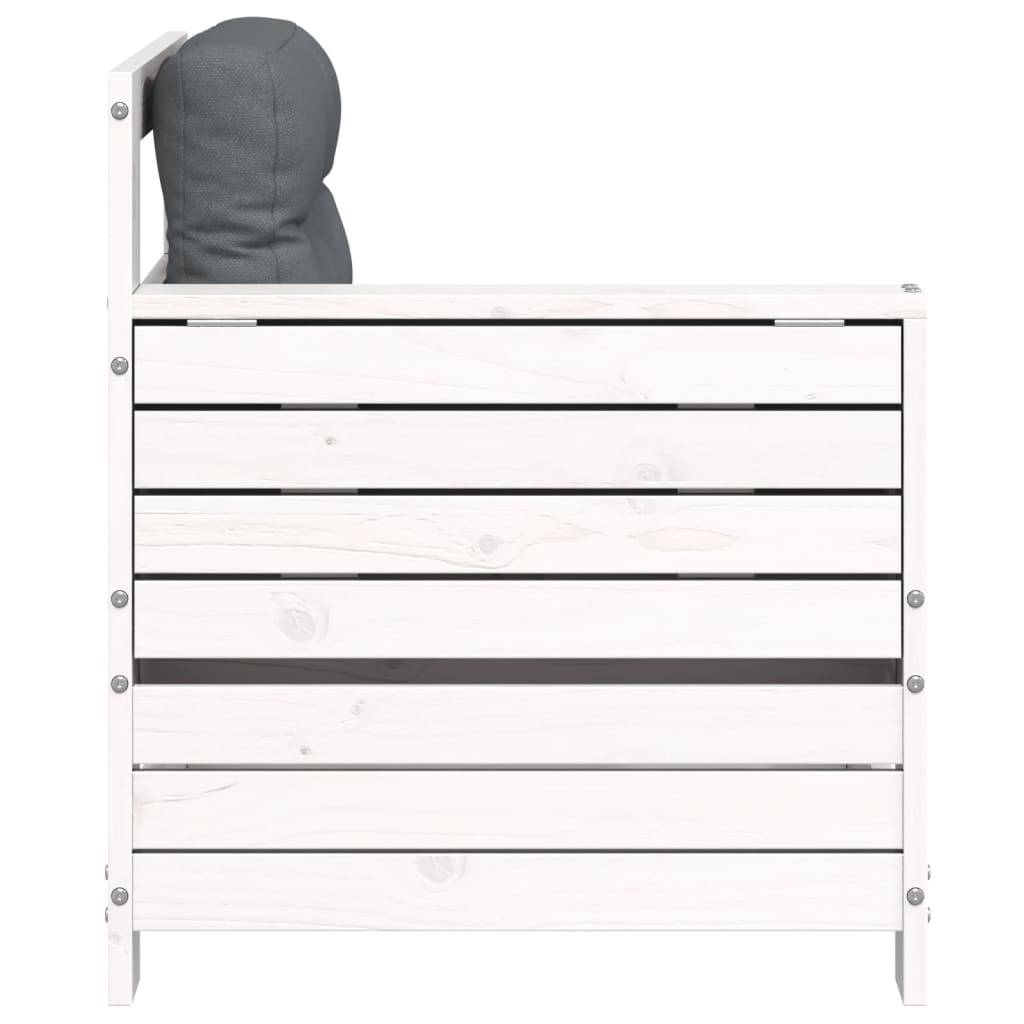 Prolenta Premium - Banc de jardin Blanc 62 X 69 cm - Prolenta Premium - Image 5