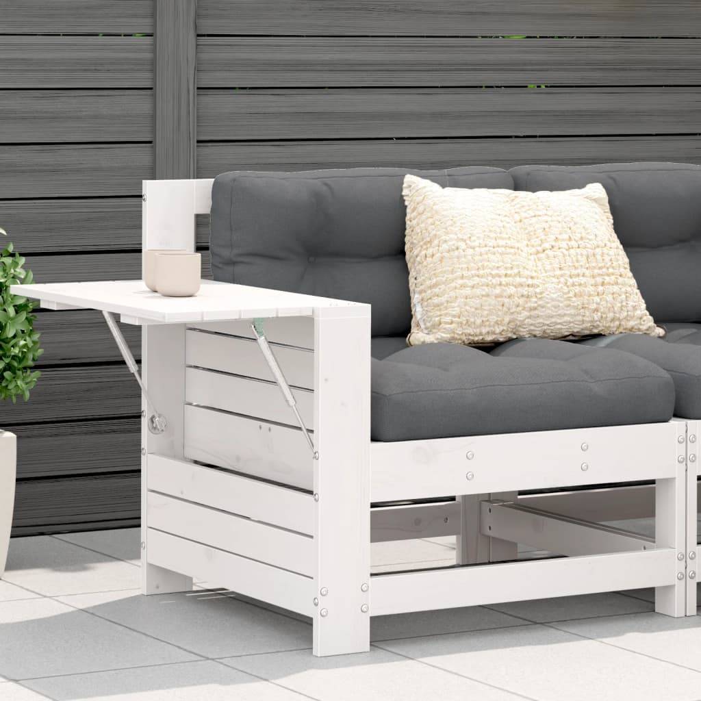 Prolenta Premium - Banc de jardin Blanc 62 X 69 cm - Prolenta Premium - Image 1