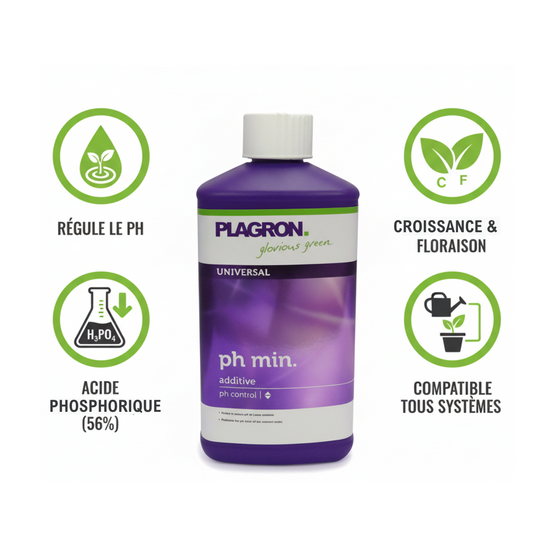 Solution de pH moins 500 ml - PLAGRON - Image 5