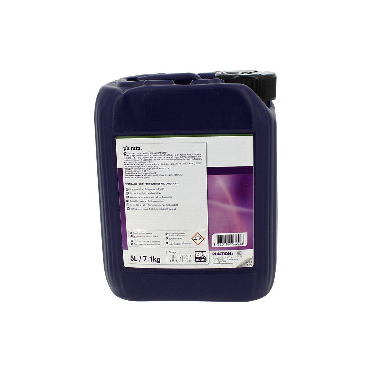 Solution de pH moins 500 ml - PLAGRON - Image 2