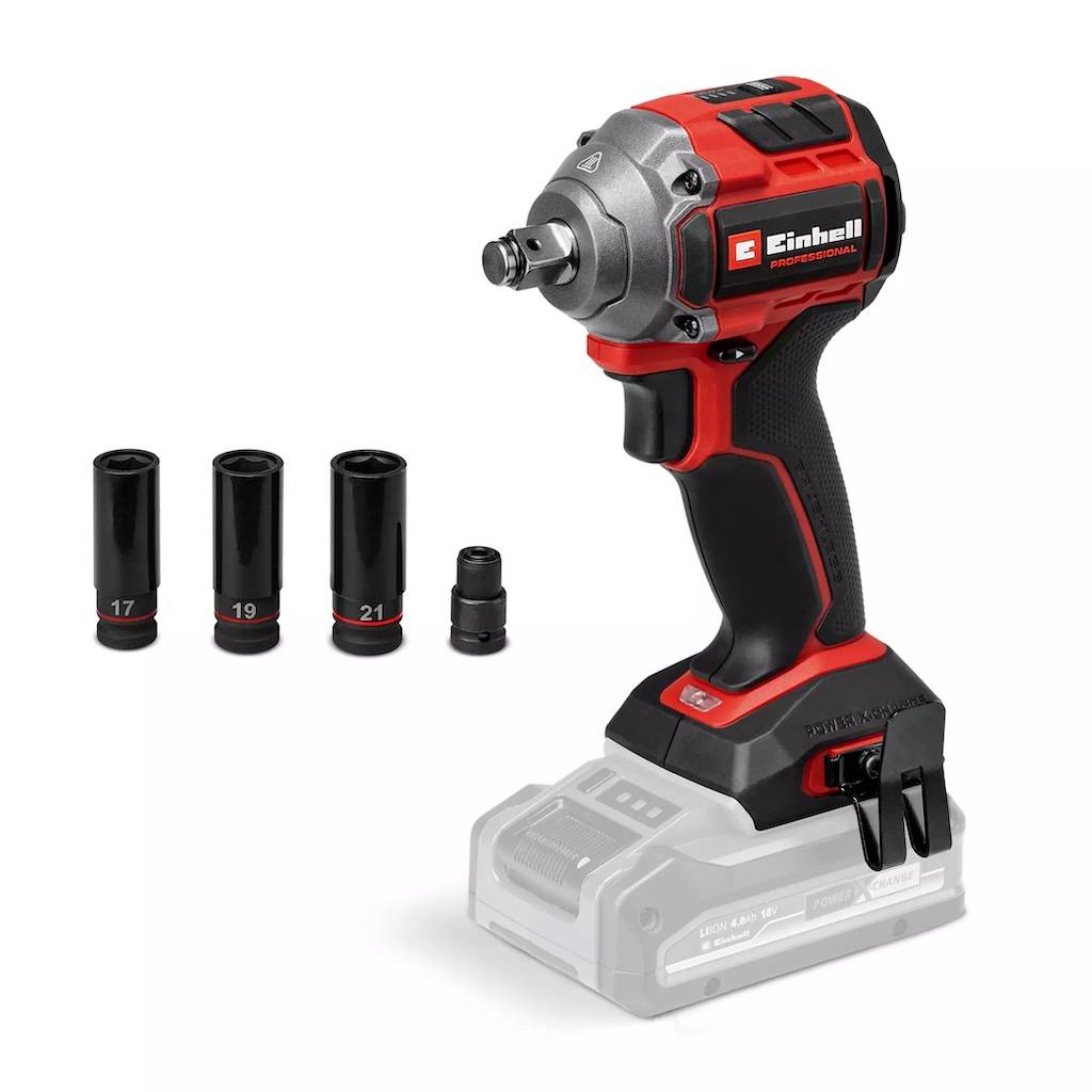 Einhell - Visseuse à chocs sans fil – TP-CW 18/260-C Li BL-Solo - 18 V - 260 Nm - brushless - avec douilles Einhell - Image 1
