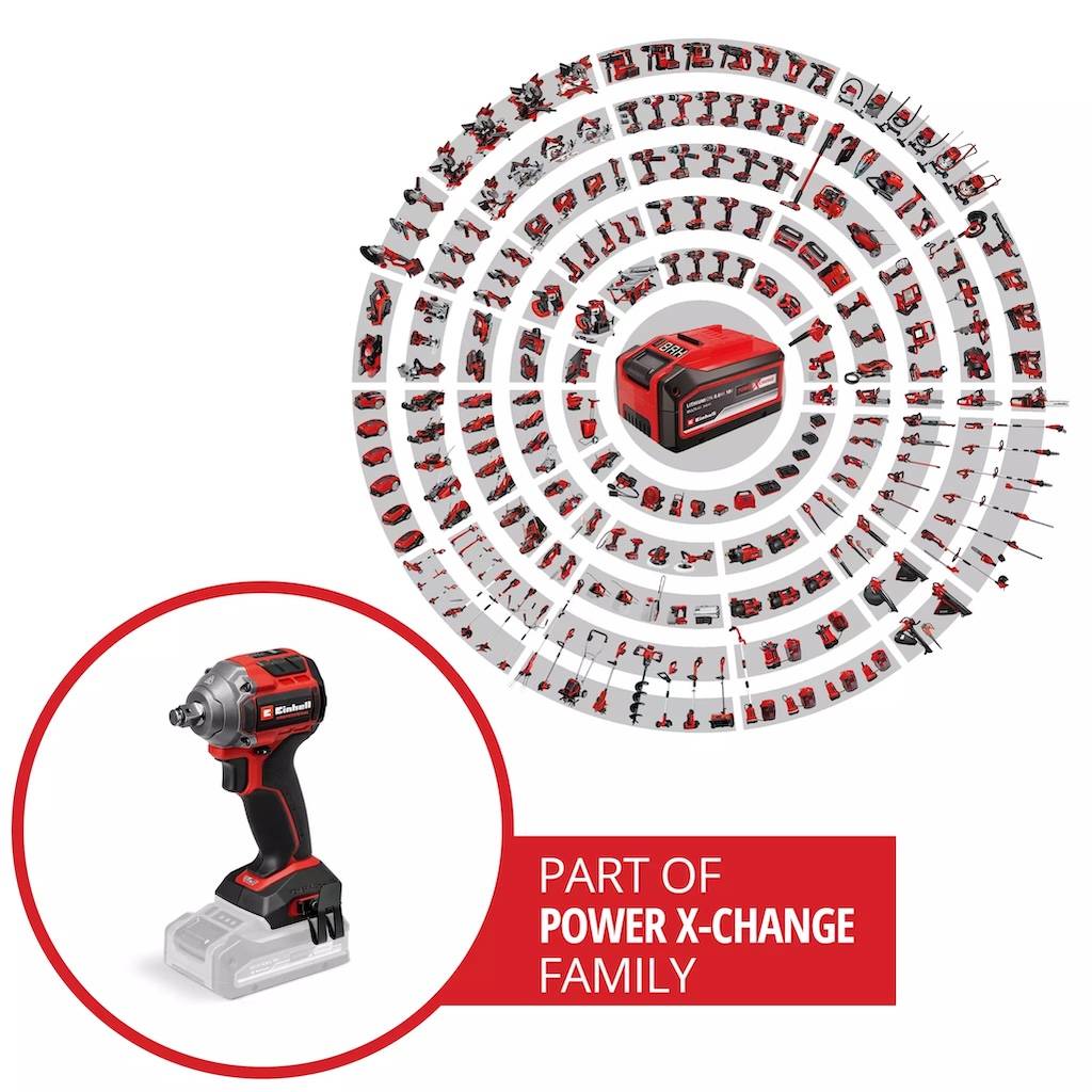 Einhell - Visseuse à chocs sans fil – TP-CW 18/260-C Li BL-Solo - 18 V - 260 Nm - brushless - avec douilles Einhell - Image 3