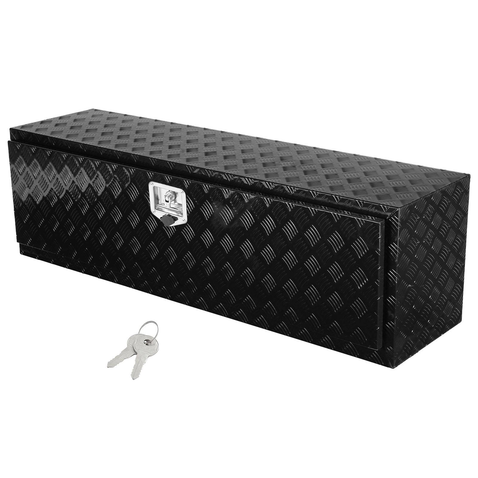 VEVOR Boîte outils camion 152,4x43,2x45,7 cm, alu, fixation sous-châssis, étanche. - Image 1