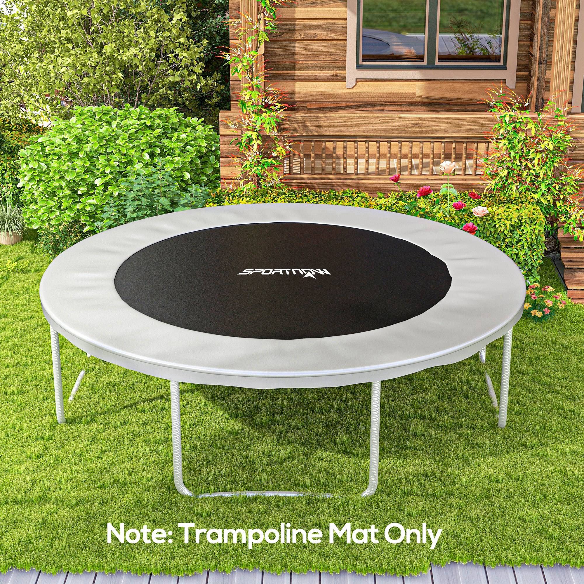 Sportnow - Tapis de rechange trampoline Ø 3 m ressorts 14 cm outil 54 crochets en V inclus - SPORTNOW - Imagen 2