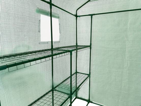 Serre Tomates De Jardin Avec étagères "lys" - 2.04 M² - 130g - Vert -habitat Et Jardin - Image 3