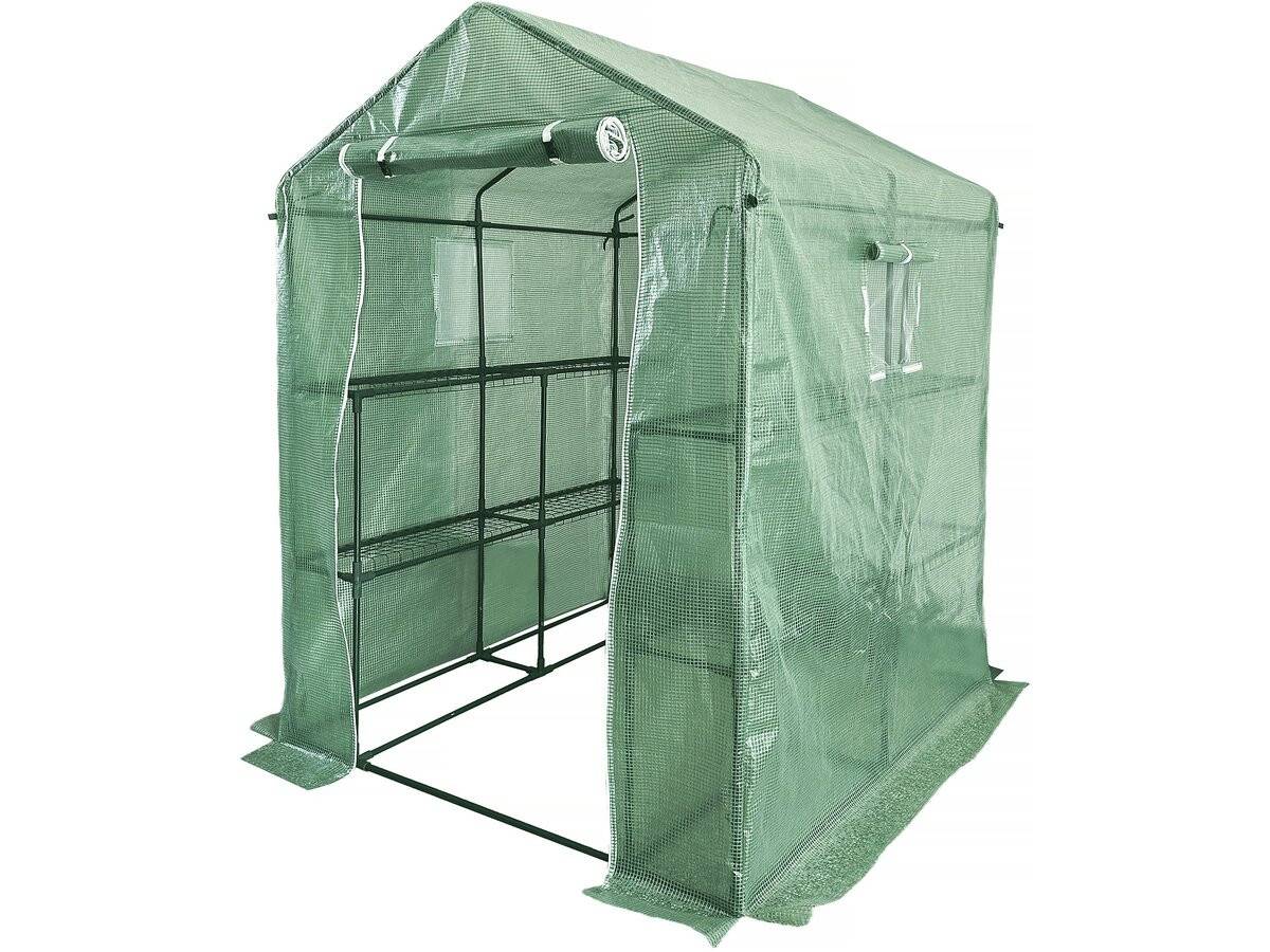 Habitat Et Jardin - Serre Tomates De Jardin Avec étagères "lys" - 2.04 M² - 130g - Vert -habitat Et Jardin