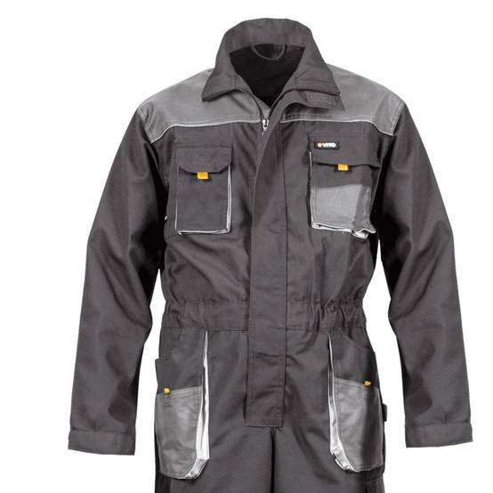 Combinaison de travail Comfort Plus Taille XL Couleur Gris Protection Oxford 9 Poches VITO - Image 2