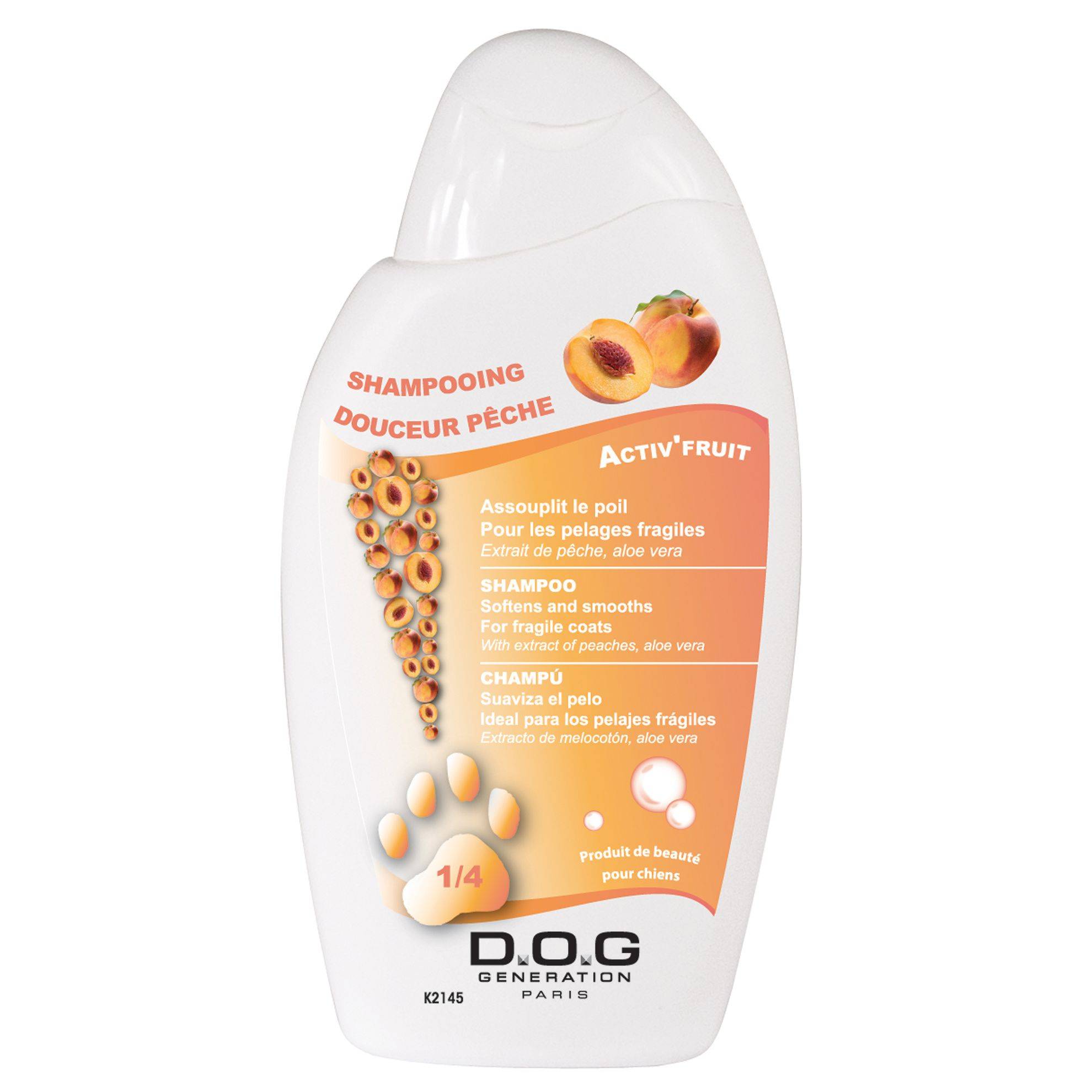 Shampoing Douceur Pêche Dog Generation : 250ml DOG GENERATION