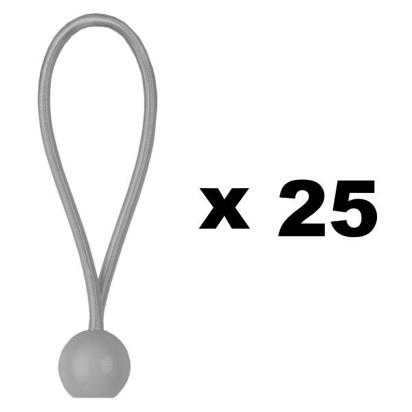 Gt Garden - Lot de 25 tendeurs à boule 20 cm - GT GARDEN - Imagen 1
