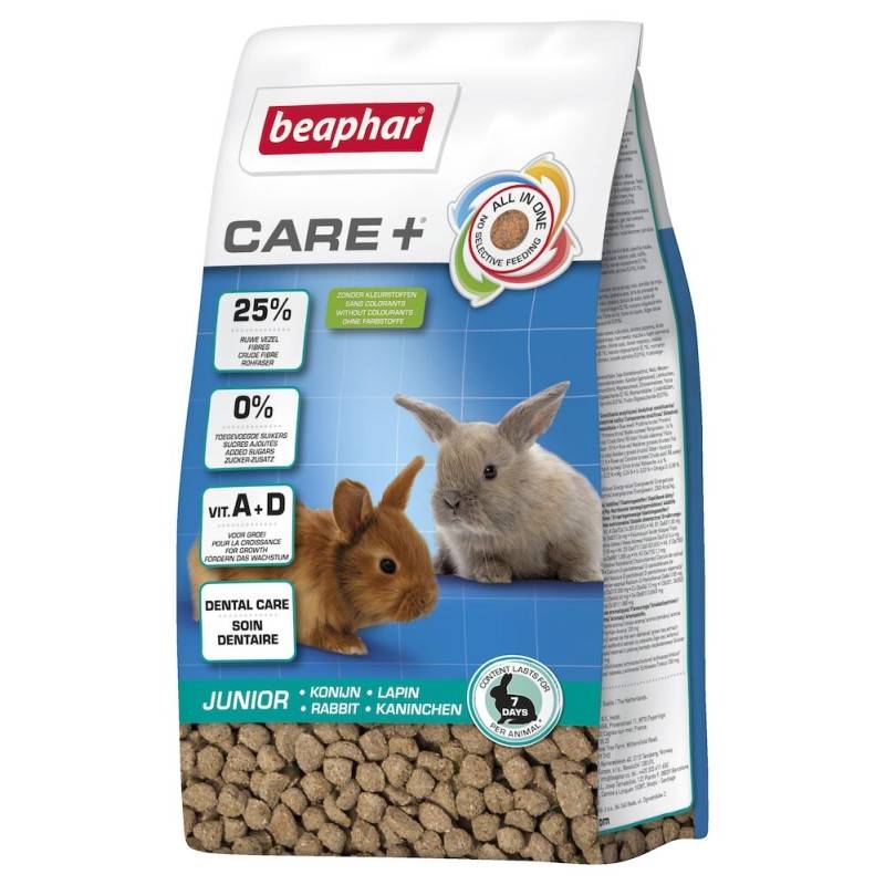 Aliment lapin junior - Care + - Beaphar 1,5 kg