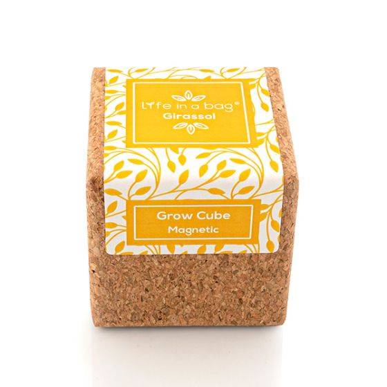 Life In A Bag - Life in a Bag - Grow Cube aimanté Tournesol