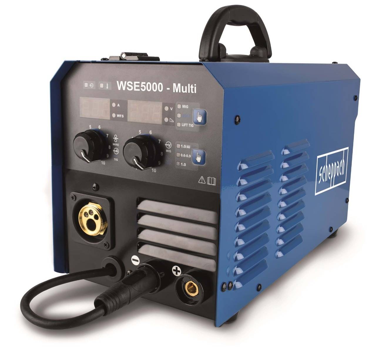Scheppach - Poste à souder à fil fourré WSE5000-Multi - WIG/TIG - MIG/MAG - MMA - 120A - AMPS - 230V- Masque, Eletrodes et Buses incluses - SCHEPPACH - 5906609901 - Image 2