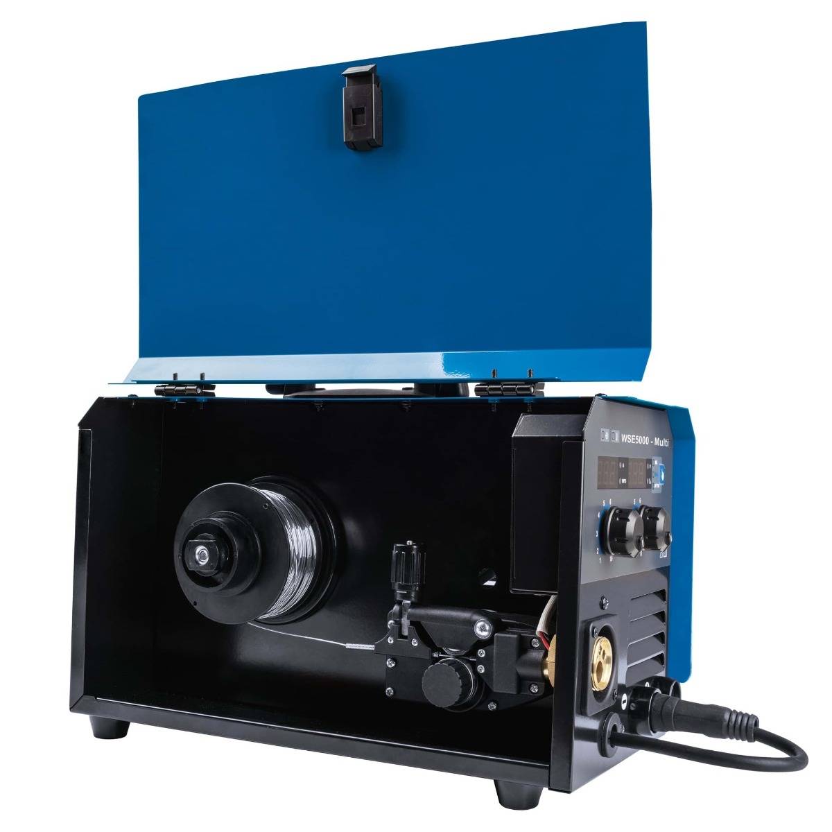 Scheppach - Poste à souder à fil fourré WSE5000-Multi - WIG/TIG - MIG/MAG - MMA - 120A - AMPS - 230V- Masque, Eletrodes et Buses incluses - SCHEPPACH - 5906609901 - Image 8